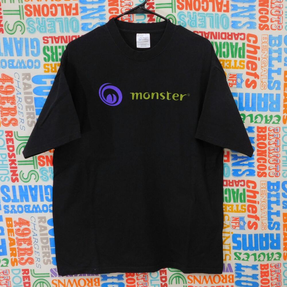 Monster.com T Shirt Size XL Logo Website Y2K Dot Com